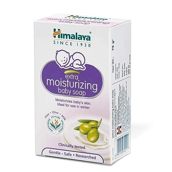 himalaya extra mointurizing baby soap 75g