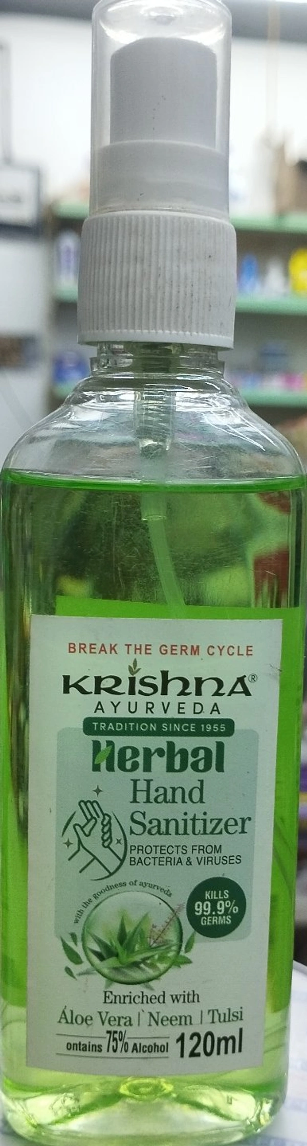 Krishna Herbal Sanitizer 120ml
