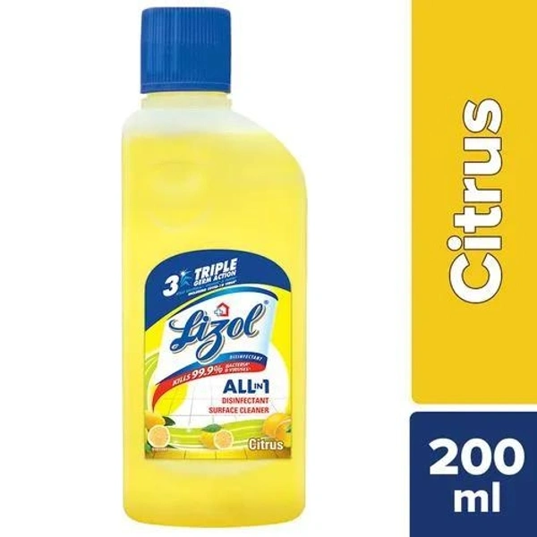 Lizol Floor Cleaner Citrus 200ml