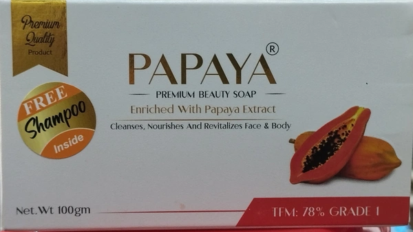 Pappaya Premium Beauty Soap Red 100g