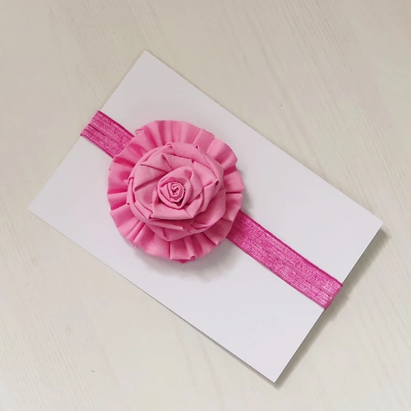 Pink Rose Flower Headband  - Pink, Free