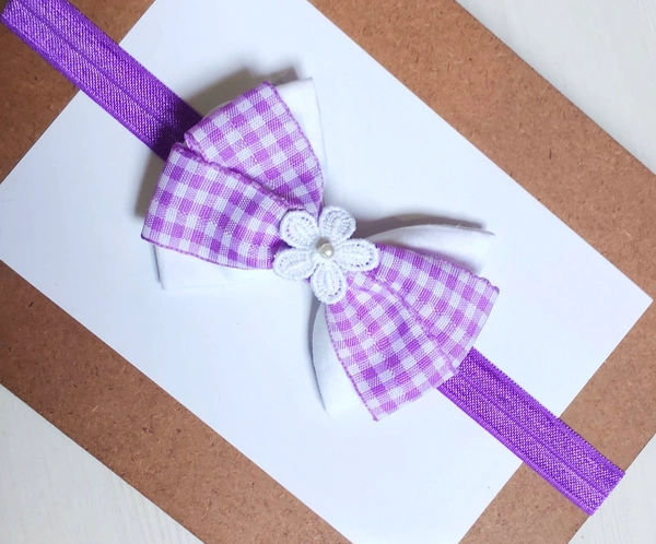 Baby Headband in Violet Colour - Stretchable Headband