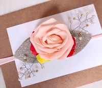 Floral Baby Headband  - Free Size Stretchable Headband.