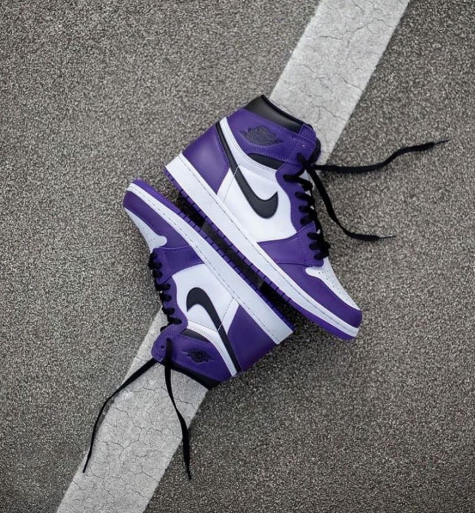 Court purple hot sale on feet