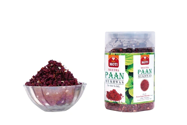 MANAKMOTI MEETHA PAAN MUKHWAS  - Paan Color, 100 Gram