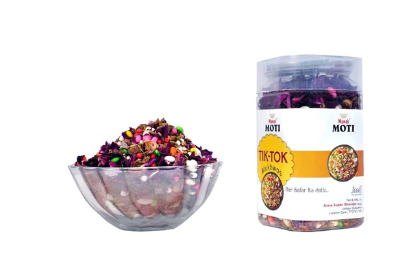 MANAKMOTI TIK-TOK MUKHWAS  - Mix Colour, 120 Gram