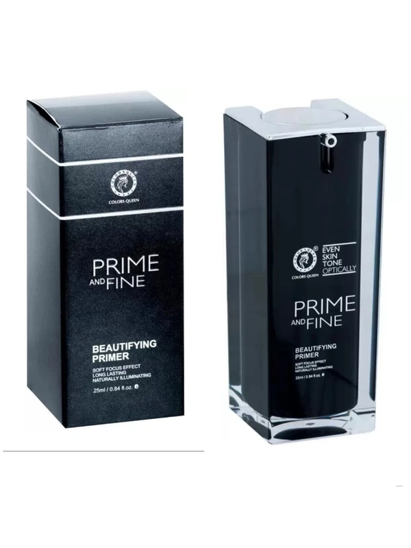 COLORS QUEEN PRIME AND FINE BEAUTIFYING PRIMER SOFT FOCUS EFFECT LONG LASTING (PRIMER)  - 25ml, COLORS QUEEN, TRANSPARENT