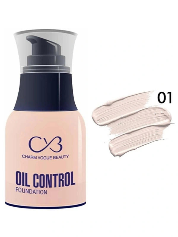 CVB OIL CONTROL FOUNDATION  - CVB, NATURAL, 01 WHITE IVORY