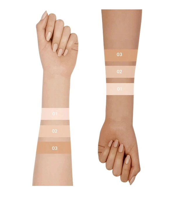 COLORS QUEEN HD Super-Blendable Oil Free Waterproof Foundation  - COLORS QUEEN, NATURAL, 01 IVORY