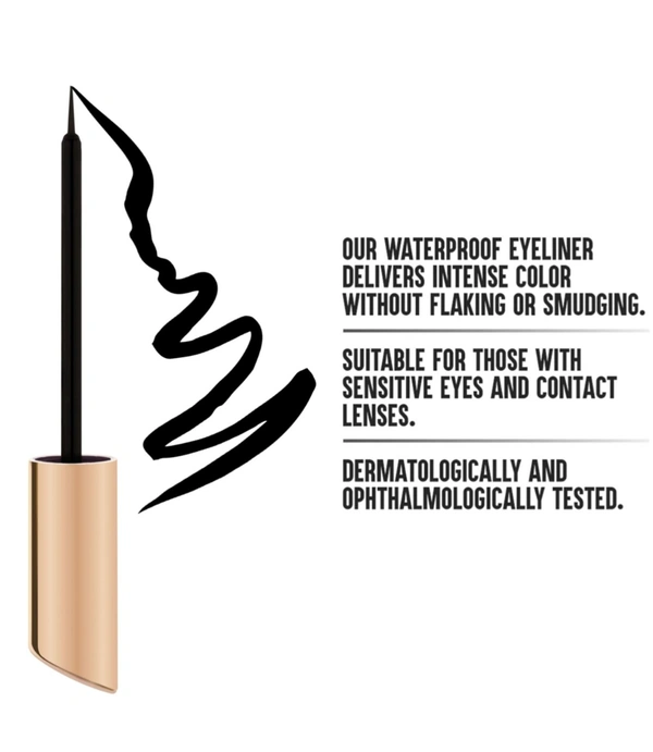 COLORS QUEEN INFALLIBLE LONG LASTING WATERPROOF EYELINER  - COLORS QUEEN, MATTE, BLACK