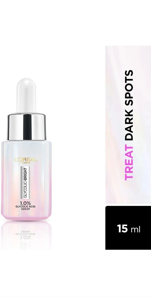 Loreal Paris Glycolic Bright Skin Brightening Serum / Dark Spots & Uneven Skin Tone  - Loreal Paris, Natural