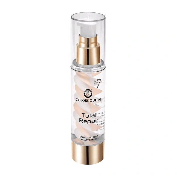 Colors Queen 7 in 1 Total Repair Foundation  - Colors Queen, Natural Finish, No-1