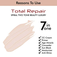 Colors Queen 7 in 1 Total Repair Foundation  - Colors Queen, Natural Finish, No-2