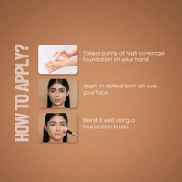 Swiss Beauty High Performance Foundation ( Water-resistant, Medium to buildable coverage, Lightweight, With Vitamin C & Niacinamide, Available in 9 shades ) - Natural, No-1 White Ivory