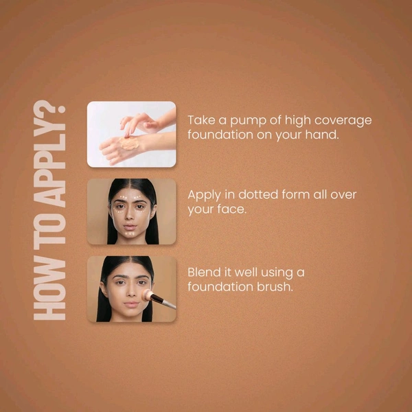 Swiss Beauty High Performance Foundation ( Water-resistant, Medium to buildable coverage, Lightweight, With Vitamin C & Niacinamide, Available in 9 shades ) - Natural, No-1 White Ivory