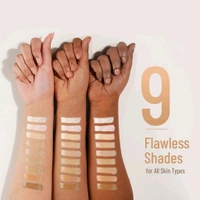 Swiss Beauty High Performance Foundation ( Water-resistant, Medium to buildable coverage, Lightweight, With Vitamin C & Niacinamide, Available in 9 shades ) - Natural, No-1 White Ivory