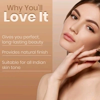 COLORS QUEEN  Colors Queen Real Base Oil Free Waterproof Foundation No-1 - No1- Ivory, COLORS QUEEN, 40ml