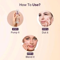 HilaryRhoda Poreless Perfection | Blends Flawlessly | Matte Finish & Lightweight Formula | High Coverage Formula | Skin-True Finish | Invisible Wear Formula - Natural, No-1 Ivory
