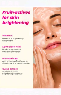 Tha Plant Fix Plix  Vitamin C Juicy Cleanser For Skin Brightening With Pro Vitamin B5 Face Wash ( 100 ml ) - 100 ml