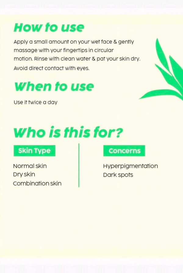 Tha Plant Fix Plix  Vitamin C Juicy Cleanser For Skin Brightening With Pro Vitamin B5 Face Wash ( 100 ml ) - 100 ml