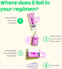 The Plants Fix Plix 0.5% w/w Salicylic Acid Jamun Face Wash Cleanser Gel For Active Acne & Oil Control, For Breakouts | Oily & Acne Prone Skin | Women & Men | 100 ml - 100 ml