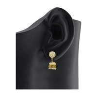 Banjara Jhumka  - White, 1 MM