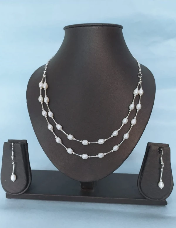 2 Layer Pearl Necklace 