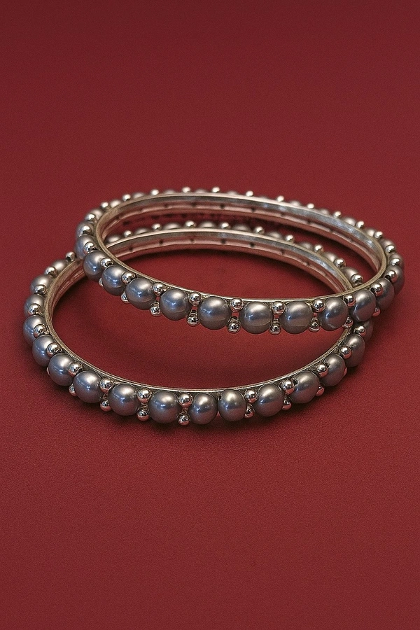 Button Pearl Bengal's - PBG171 - Silver, Silver Grey, 2.4