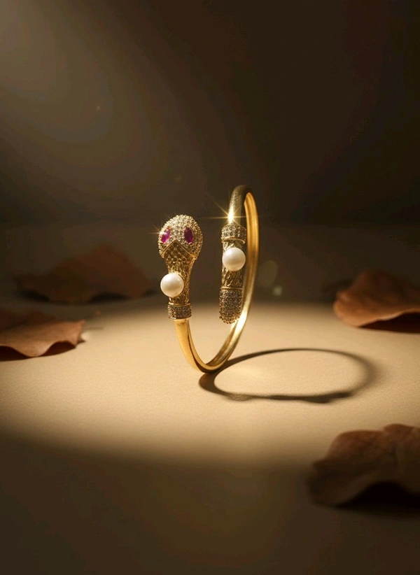 Pearl Bracelet - PB166 - Gold, Adjustable, White