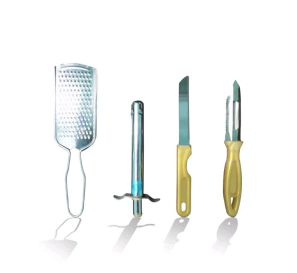 Stainless Steel Combo-lighter Knife Peeler And  Grater