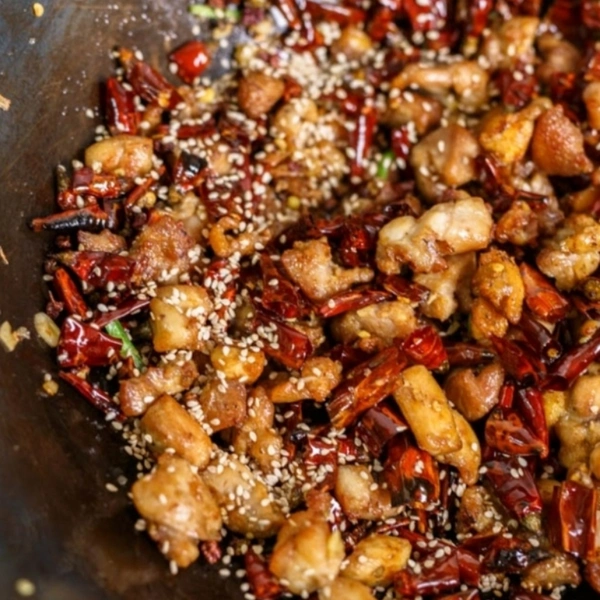 Smoked Chicken Dry Chilli