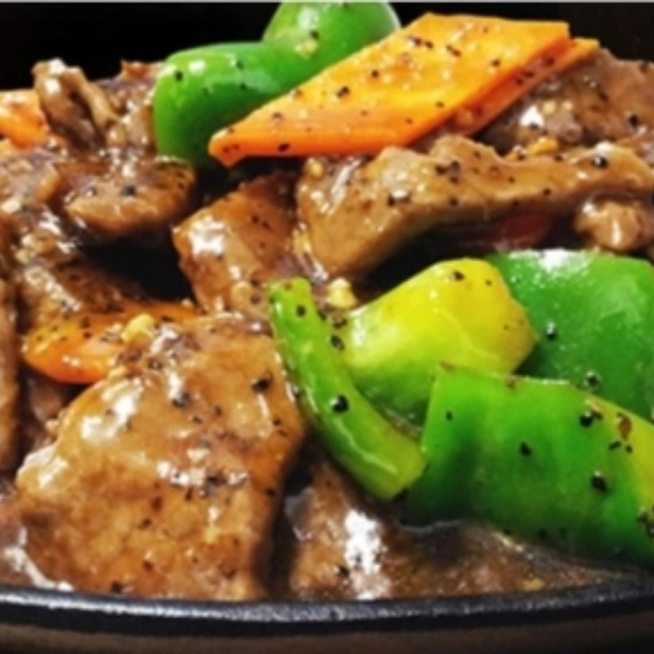 Slice Lamb Black Pepper Sauce