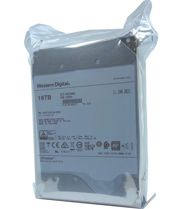 Western Digital 16TB Ultrastar DC HC550 Hard Drive 3.5 Western Digital 16TB Ultrastar DC HC550 Hard Drive 3.5