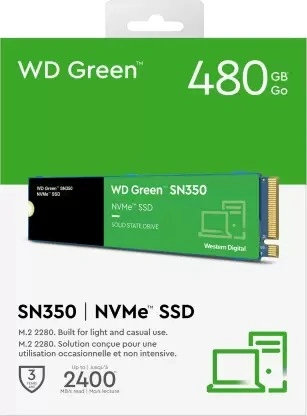 480gb Wd Green Ssd M2 Western Digital 480GB Green SN350 NVMe