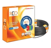 Havells Wire - 1mm, Red, Length 90m