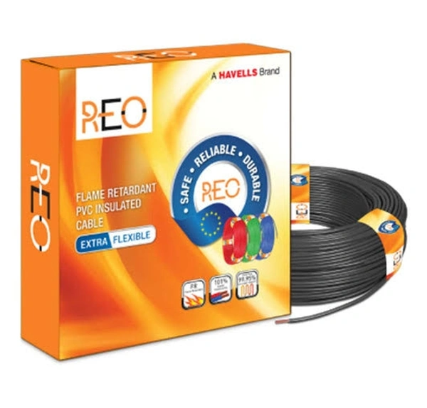 Havells Wire - 1mm, Red, Length 90m