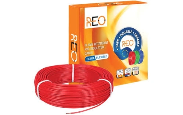 Havells Wire - 1mm, Red, Length 90m