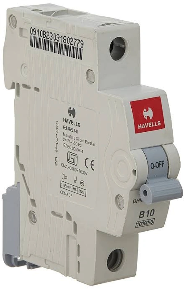 MCB Miniature Circuit Breaker (Min Qty 3 Pcs) - White