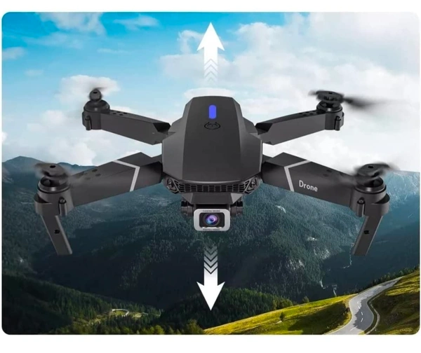 Drone Camera. in 4K HD Wi-Fi Dual Camera Drone with Selfie Gesture Mode & 1600mAh Batteries, Multi