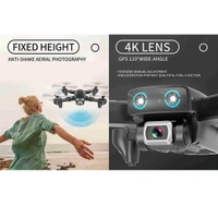 4K HD Wi-Fi Dual Camera Drone with Selfie Gesture Mode & 1600mAh Batteries, Multi 2battery Set Gps Tracking Full Phone Control 