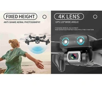 4K HD Wi-Fi Dual Camera Drone with Selfie Gesture Mode & 1600mAh Batteries, Multi 2battery Set Gps Tracking Full Phone Control 