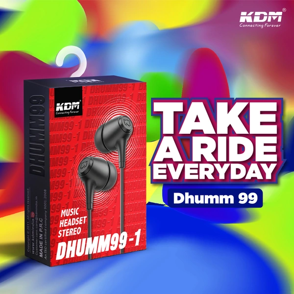 KDM Music Stereo EARPHONE DHUMM99-1