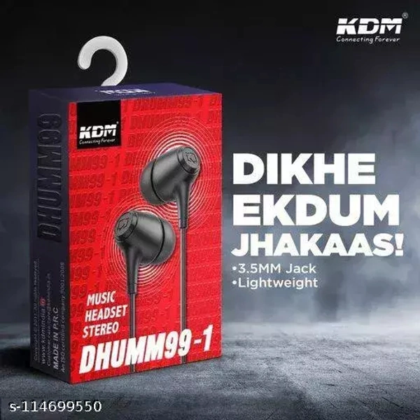 KDM Music Stereo EARPHONE DHUMM99-1