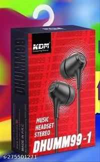 KDM Music Stereo EARPHONE DHUMM99-1