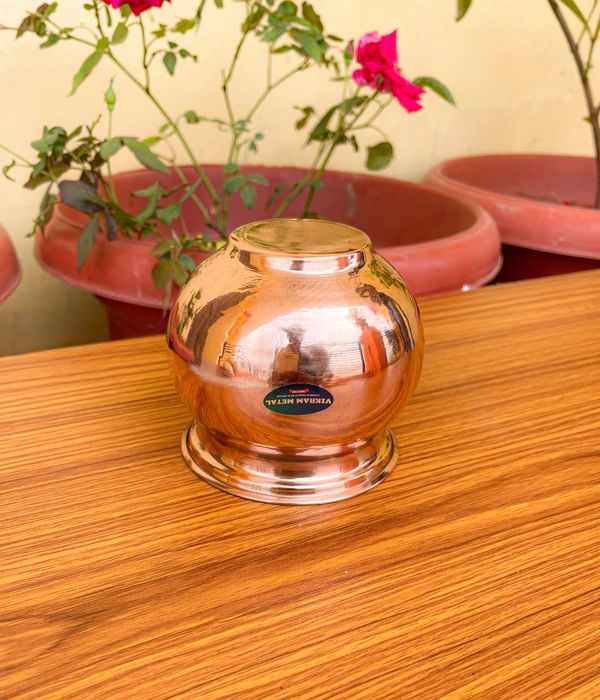  VIKRAM METAL  Copper pooja lota  - 3 INCH