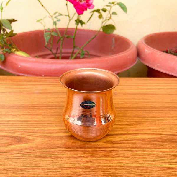 VIKRAM METAL   Copper Parsi Lota 150 ml  - 2.58 INCH