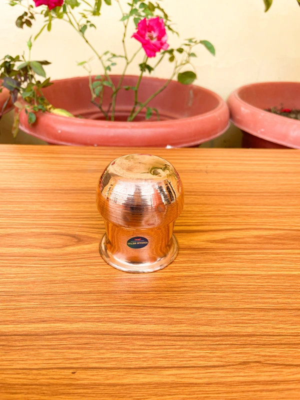 VIKRAM METAL   Copper Parsi Lota 150 ml  - 2.58 INCH