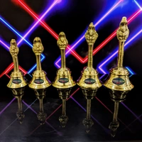 VIKRAM METAL  Brass Pooja Bell/Garuda Ghanti for Home - 4 INCH, GOLDEN
