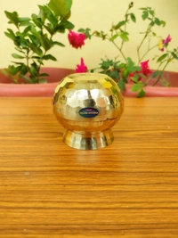 VIKRAM METAL   Brass Diamond  Lota - 2.5 INCH, GOLDEN, 100 ML