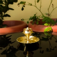 VIKRAM METAL  Brass Agarbatti Stand - 6 NO., GOLDEN